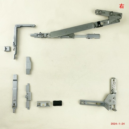无标90度隐形内开内倒无执手